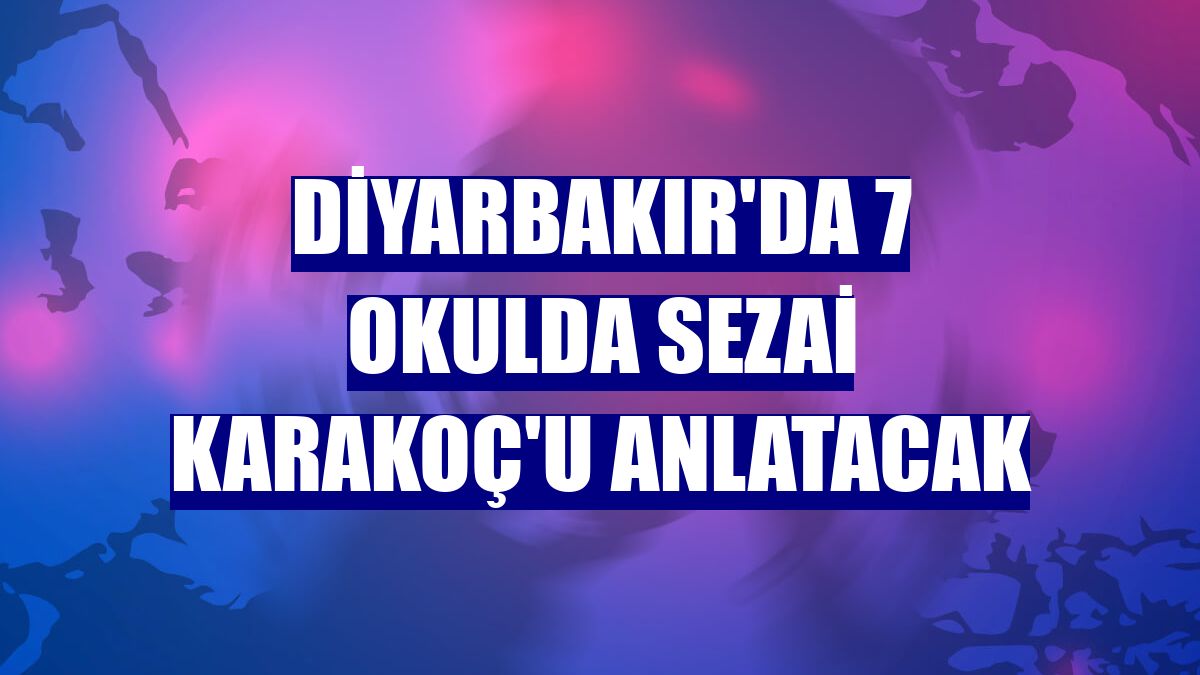 Diyarbakır'da 7 okulda Sezai Karakoç'u anlatacak