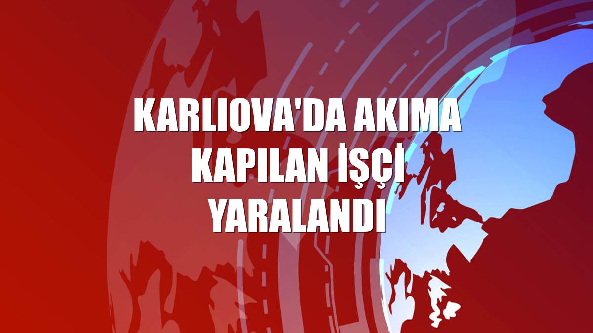 Karlıova'da akıma kapılan işçi yaralandı