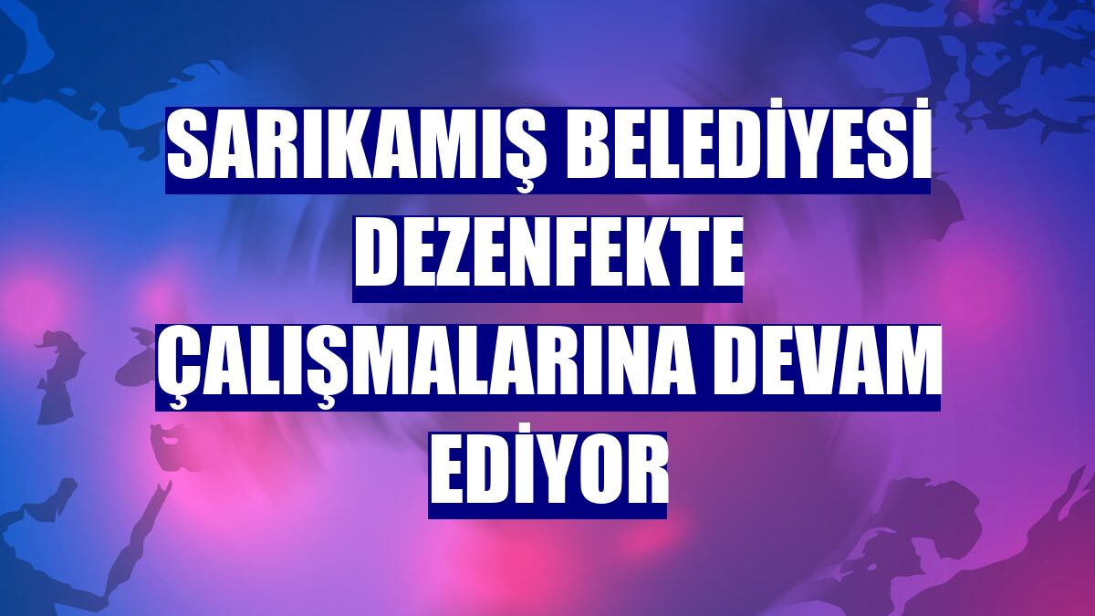 Sarıkamış Belediyesi dezenfekte çalışmalarına devam ediyor