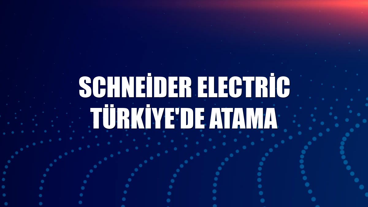 Schneider Electric Türkiye'de atama