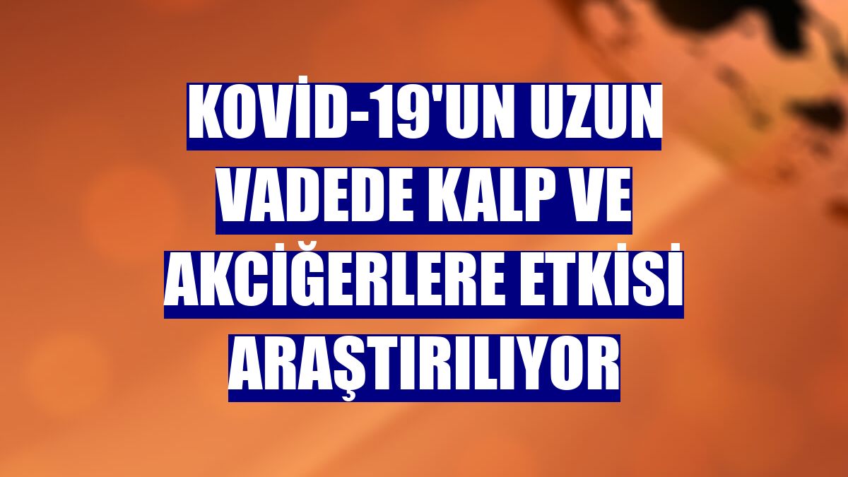 Kovid-19'un uzun vadede kalp ve akciğerlere etkisi araştırılıyor