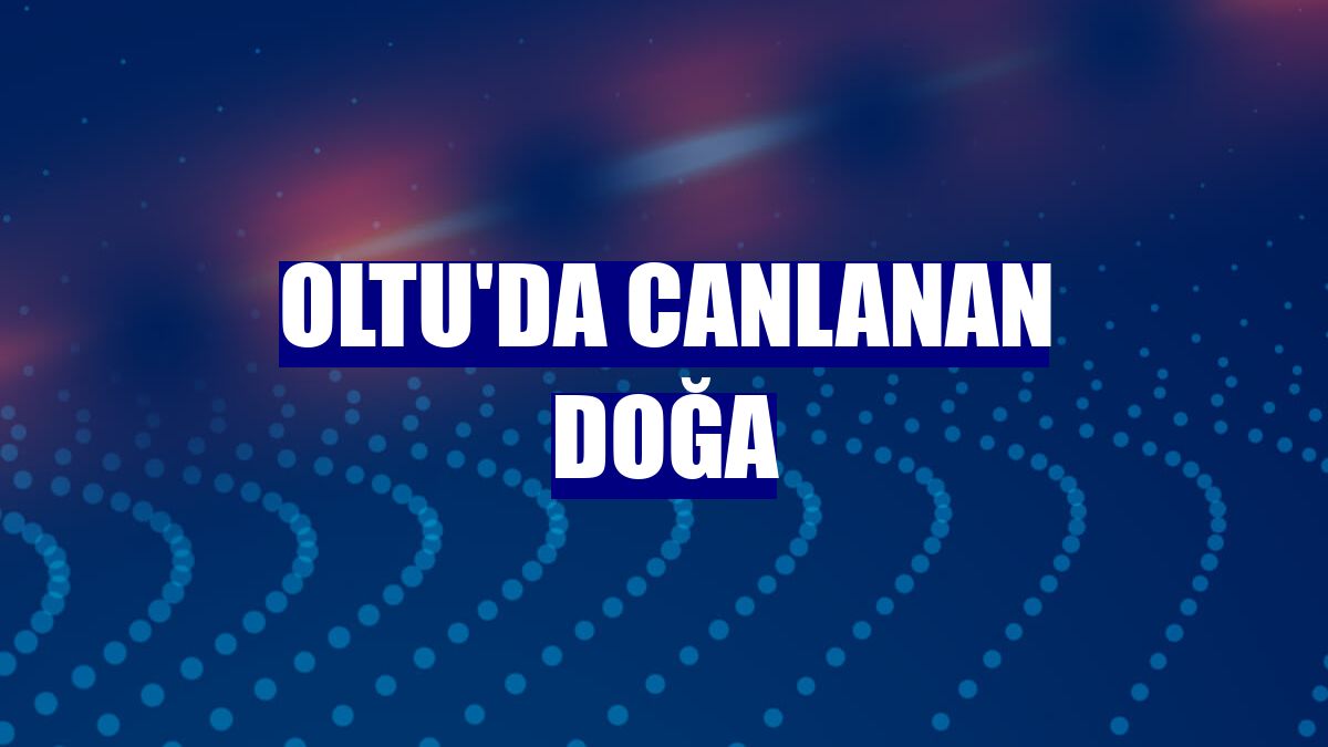 Oltu'da canlanan doğa