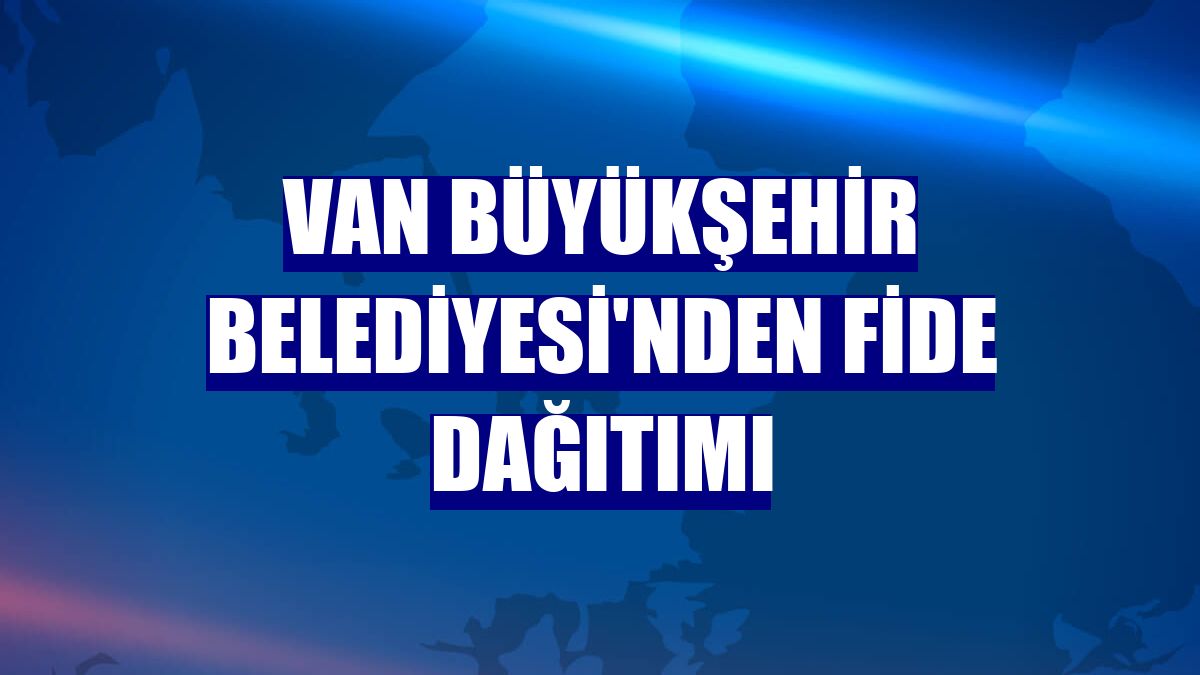 Van Büyükşehir Belediyesi'nden fide dağıtımı