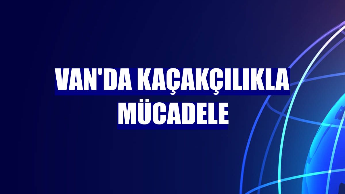Van'da kaçakçılıkla mücadele