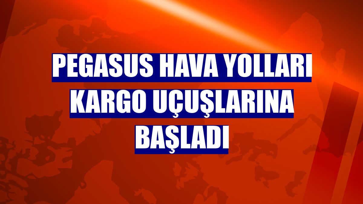 Pegasus Hava Yolları kargo uçuşlarına başladı