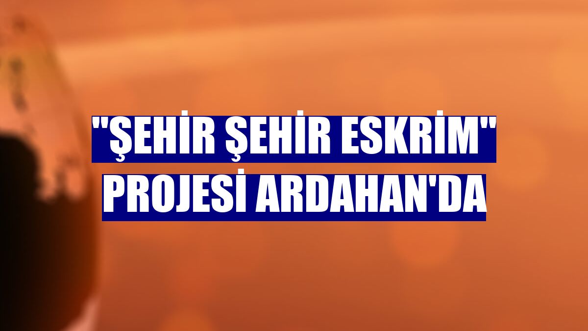 "Şehir Şehir Eskrim" projesi Ardahan'da