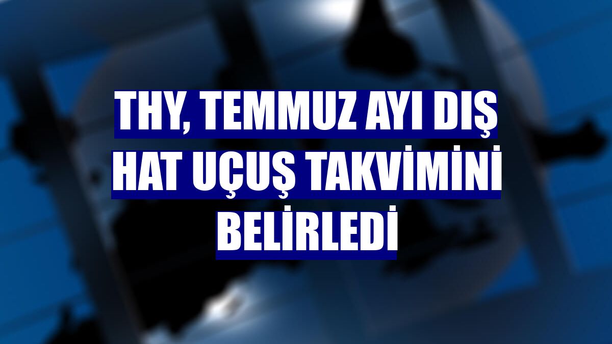 THY, temmuz ayı dış hat uçuş takvimini belirledi