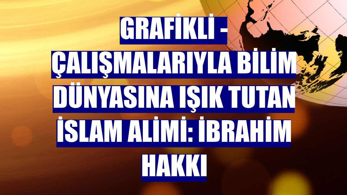GRAFİKLİ - Çalışmalarıyla bilim dünyasına ışık tutan İslam alimi: İbrahim Hakkı