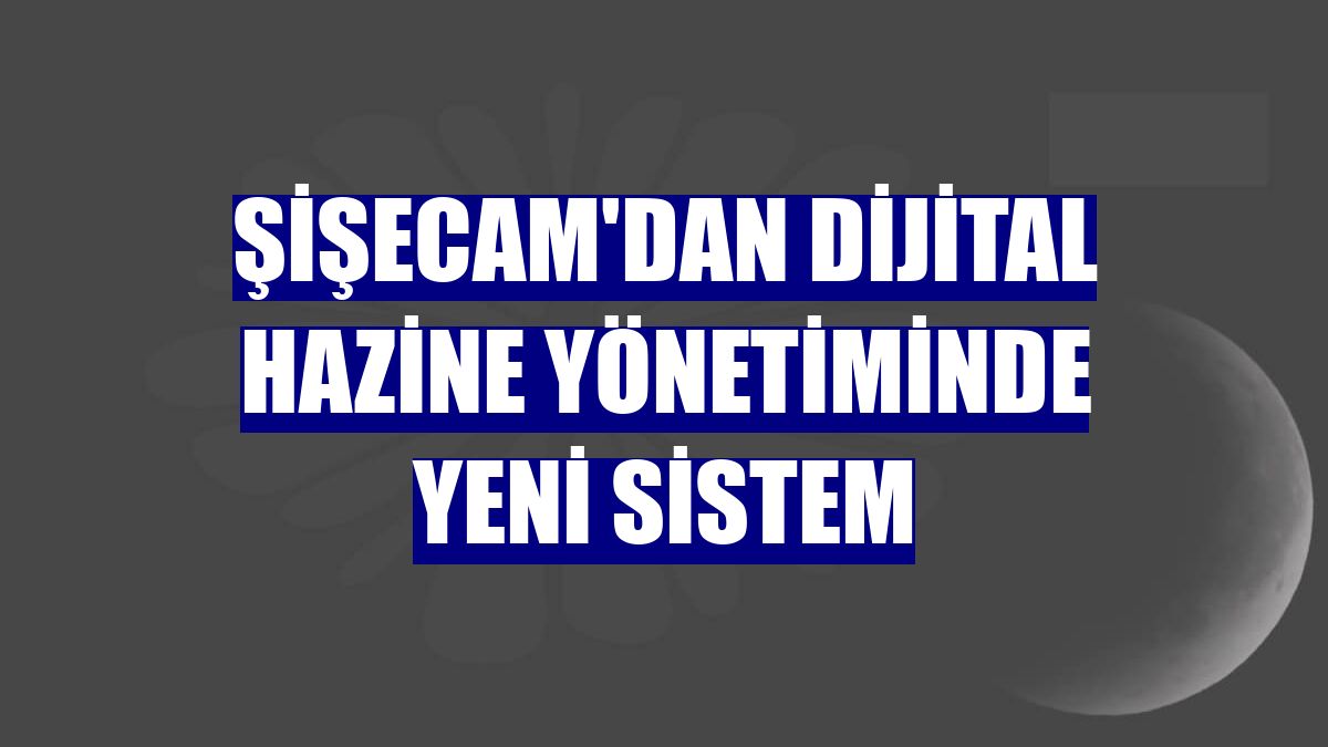 Şişecam'dan dijital hazine yönetiminde yeni sistem