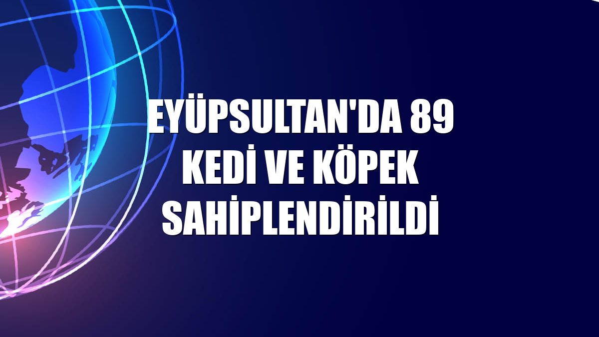 Eyüpsultan'da 89 kedi ve köpek sahiplendirildi
