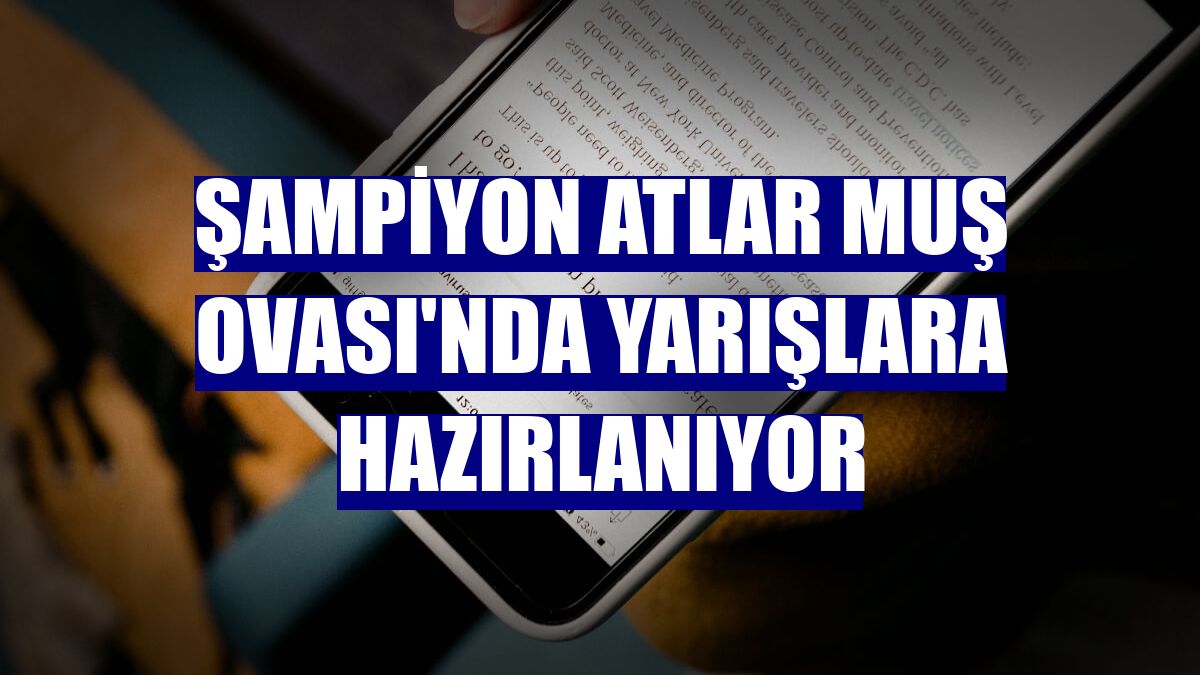 Şampiyon atlar Muş Ovası'nda yarışlara hazırlanıyor