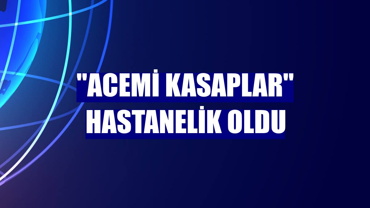 "Acemi kasaplar" hastanelik oldu