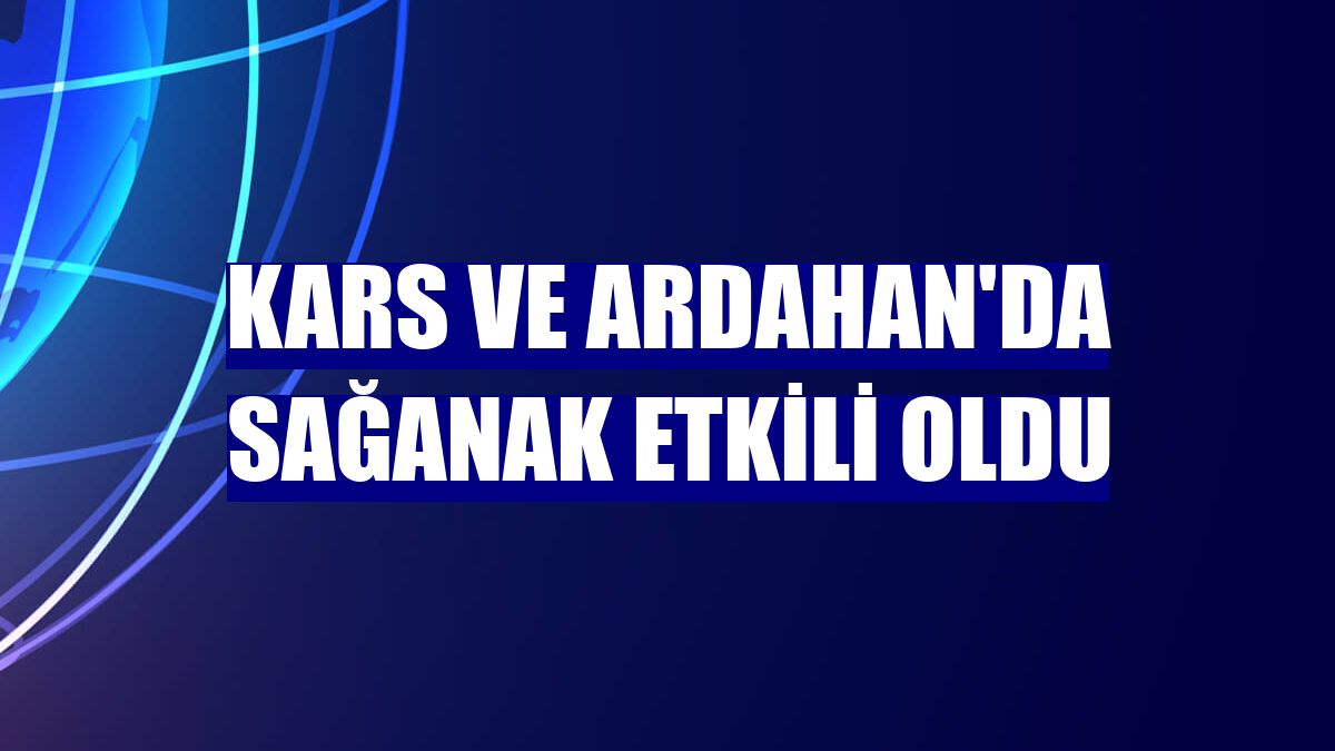 Kars ve Ardahan'da sağanak etkili oldu