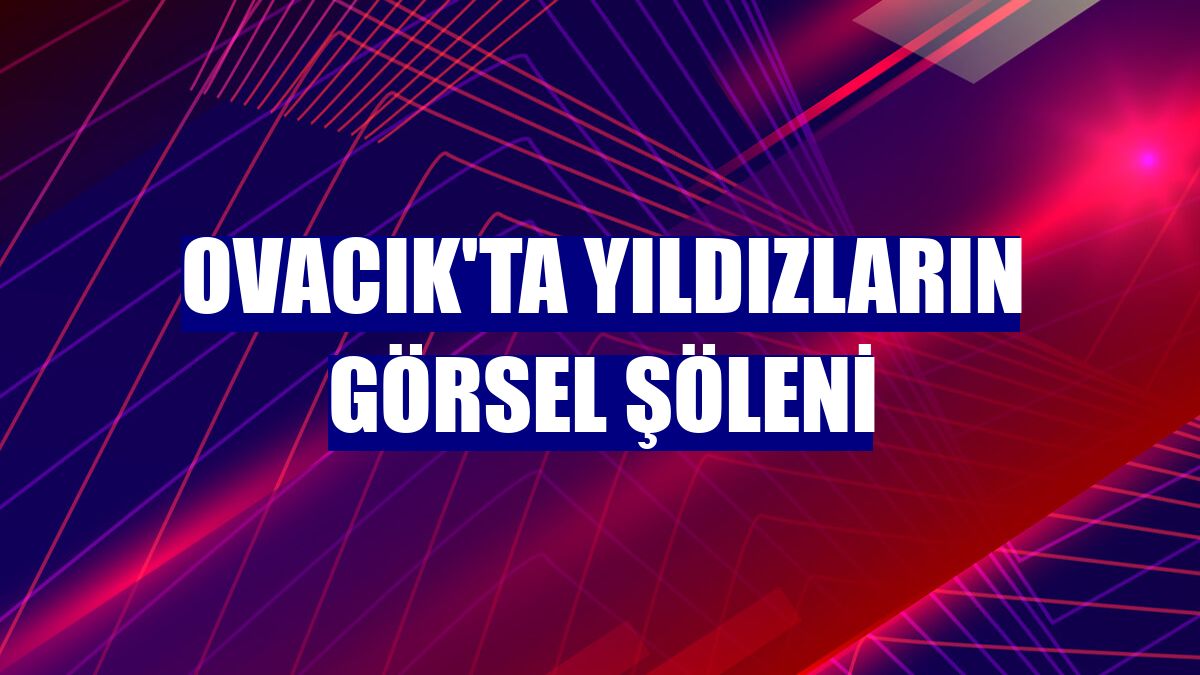 Ovacık'ta yıldızların görsel şöleni
