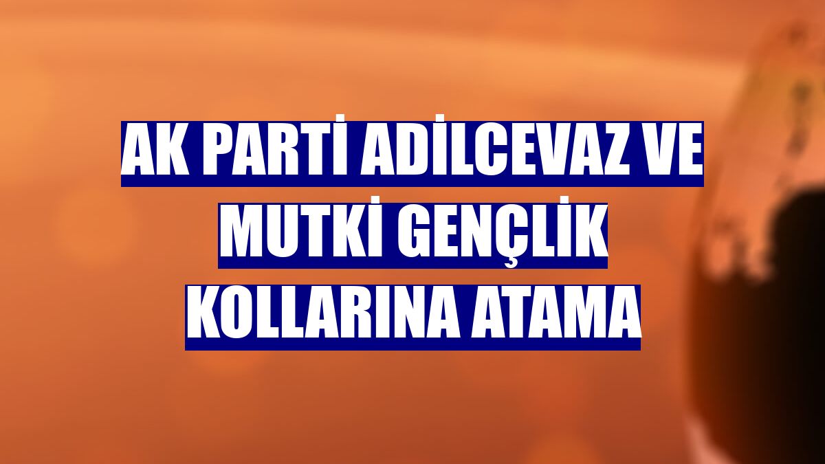 AK Parti Adilcevaz ve Mutki Gençlik Kollarına atama