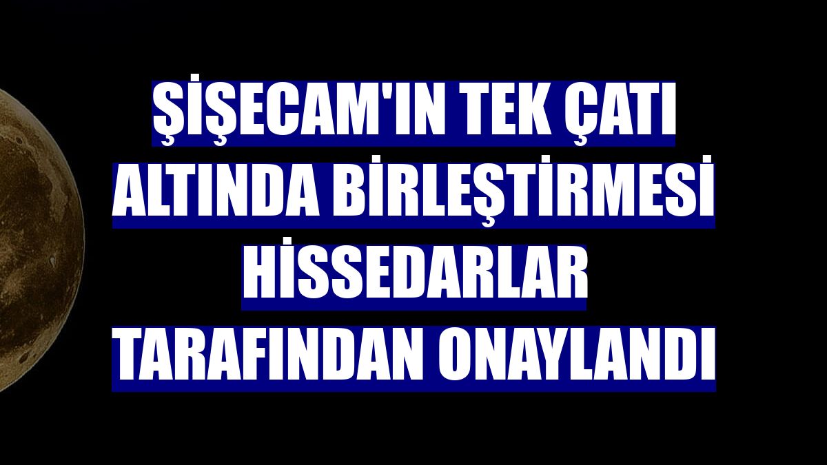 Şişecam'ın tek çatı altında birleştirmesi hissedarlar tarafından onaylandı