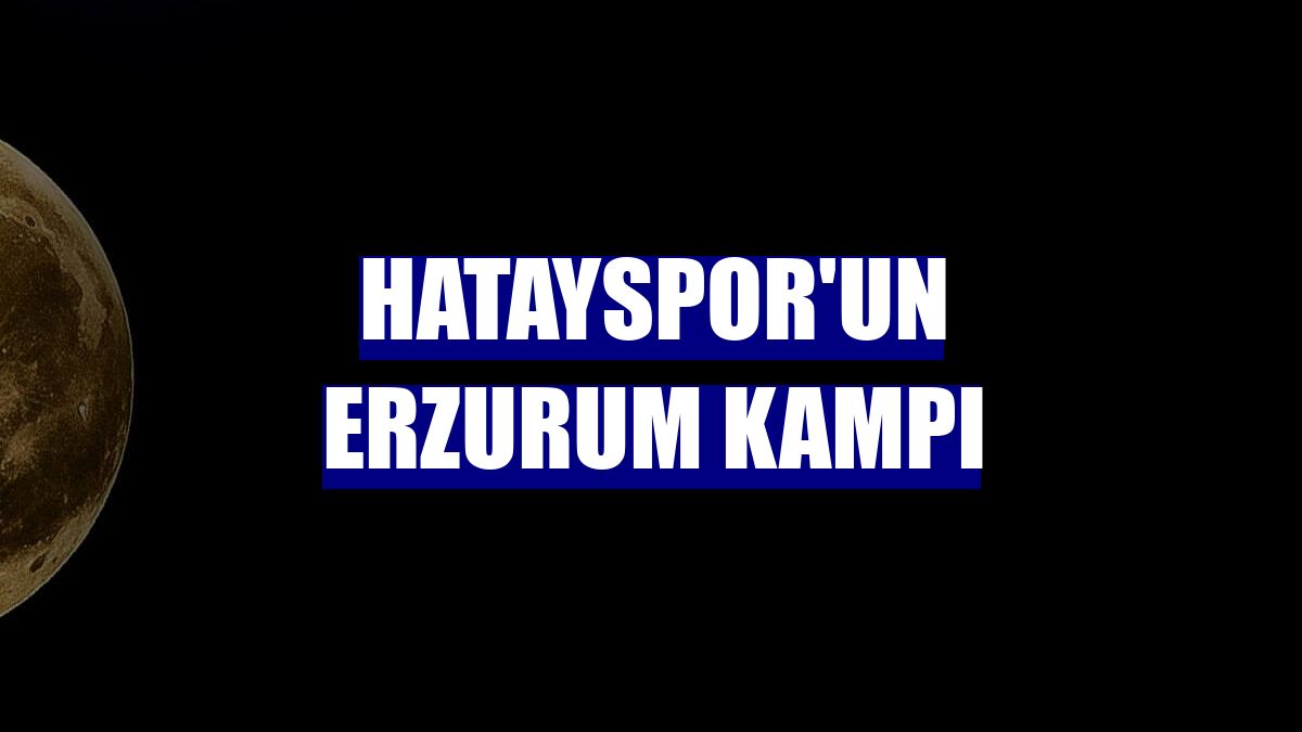 Hatayspor'un Erzurum kampı