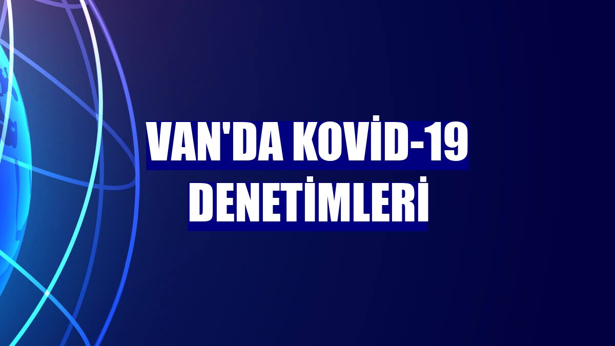Van'da Kovid-19 denetimleri