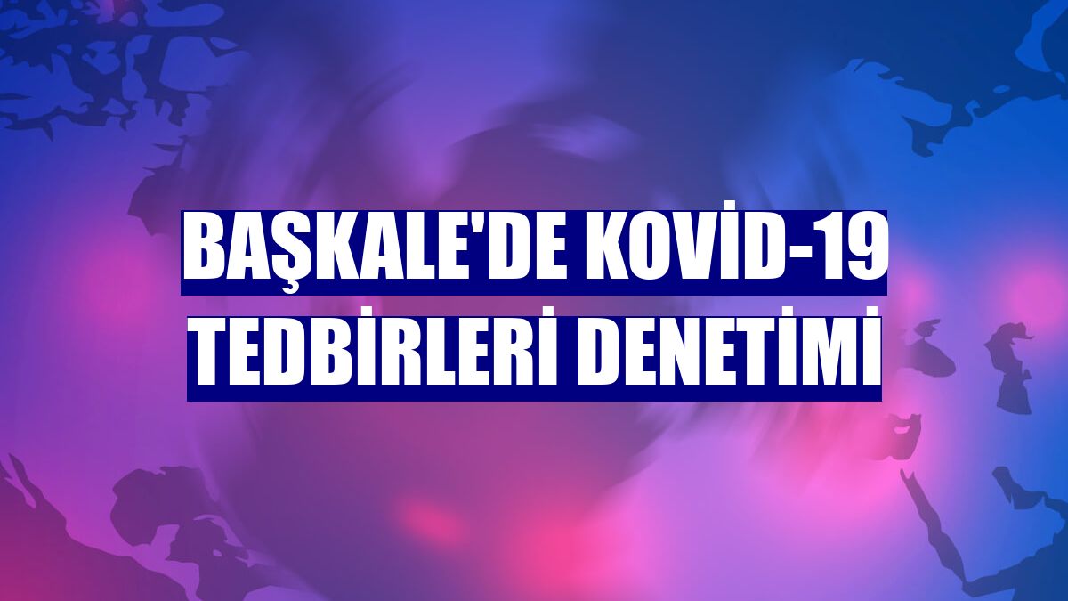 Başkale'de Kovid-19 tedbirleri denetimi