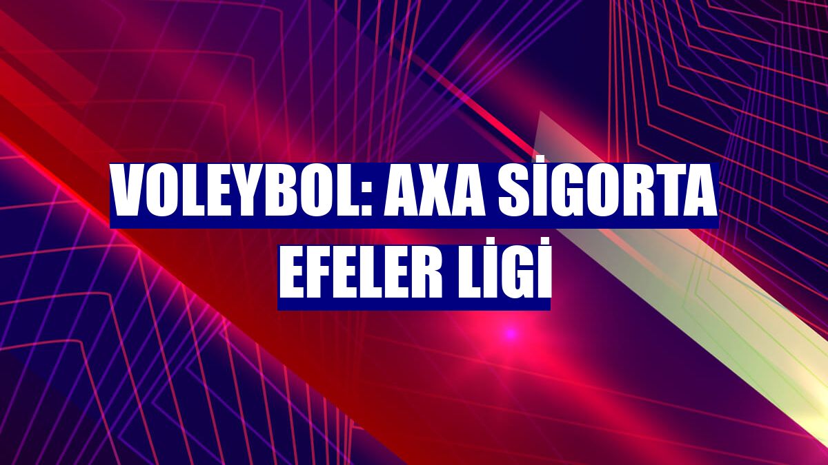 Voleybol: AXA Sigorta Efeler Ligi