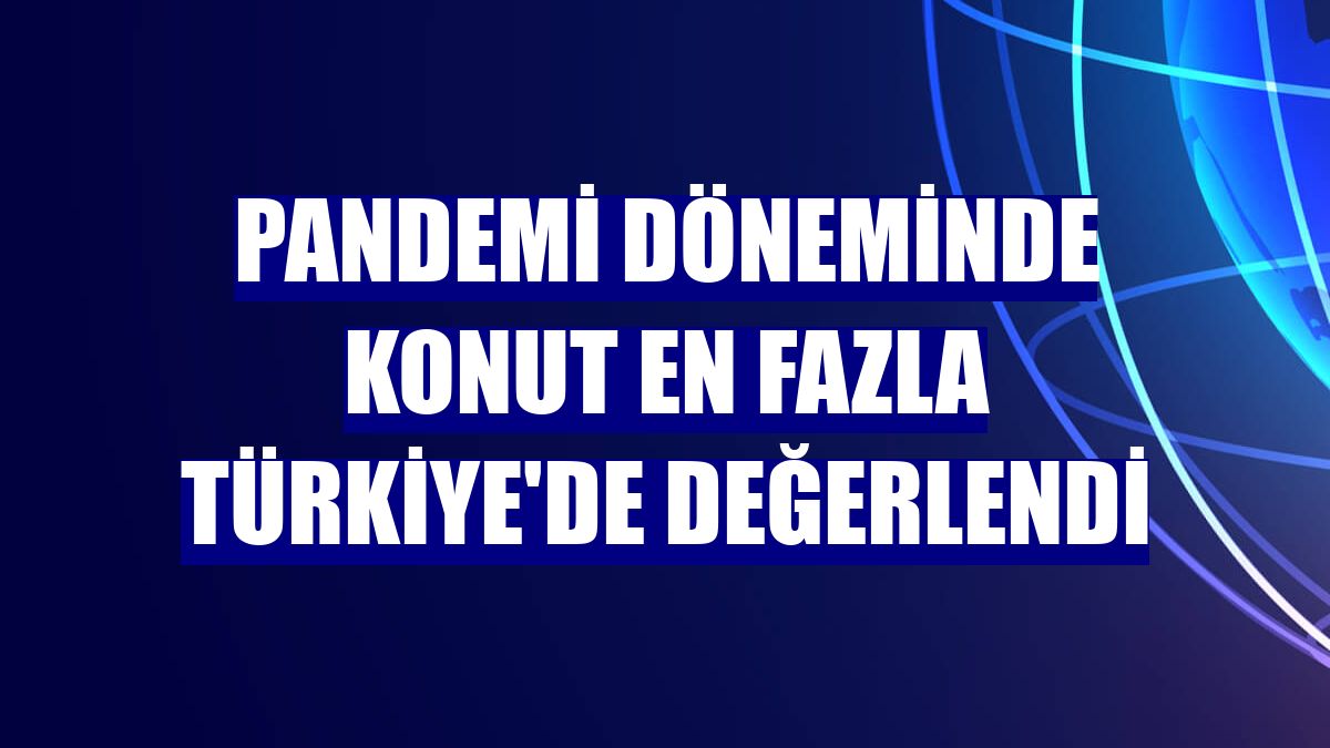Pandemi döneminde konut en fazla Türkiye'de değerlendi