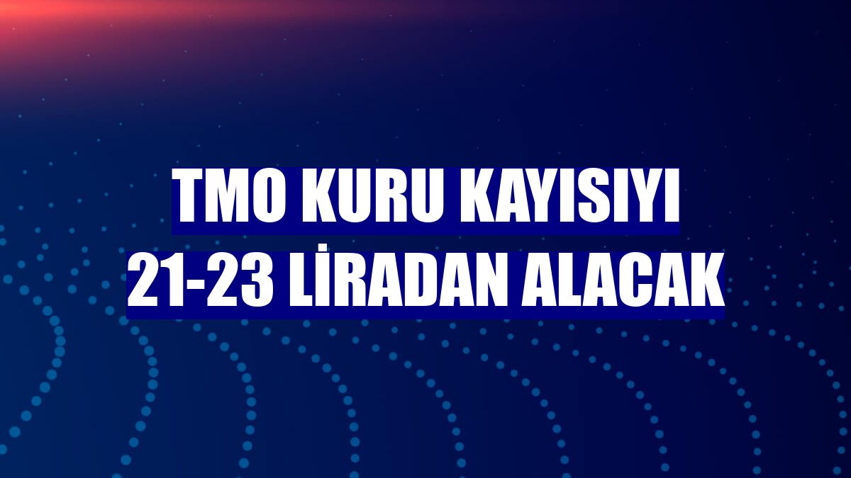 TMO kuru kayısıyı 21-23 liradan alacak