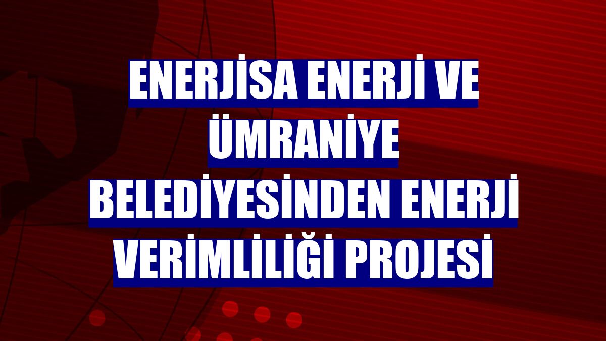 Enerjisa Enerji ve Ümraniye Belediyesinden enerji verimliliği projesi