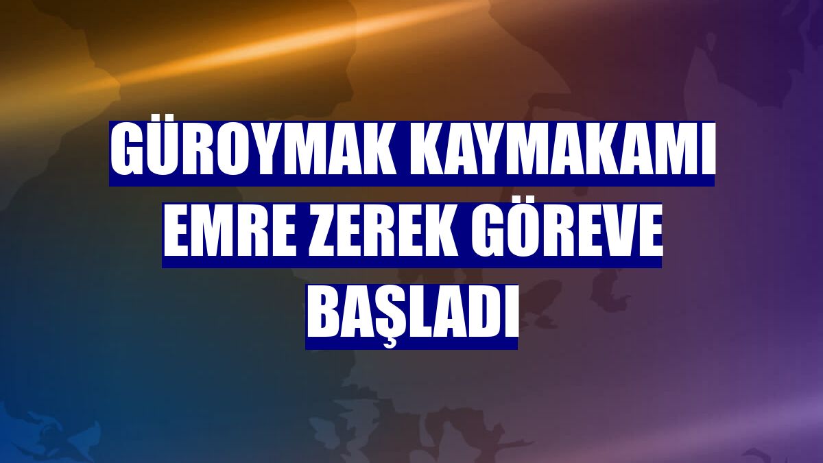 Güroymak Kaymakamı Emre Zerek göreve başladı