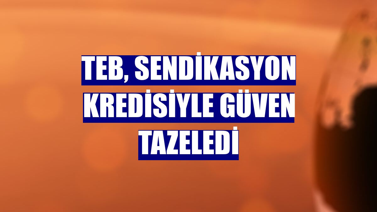 TEB, sendikasyon kredisiyle güven tazeledi