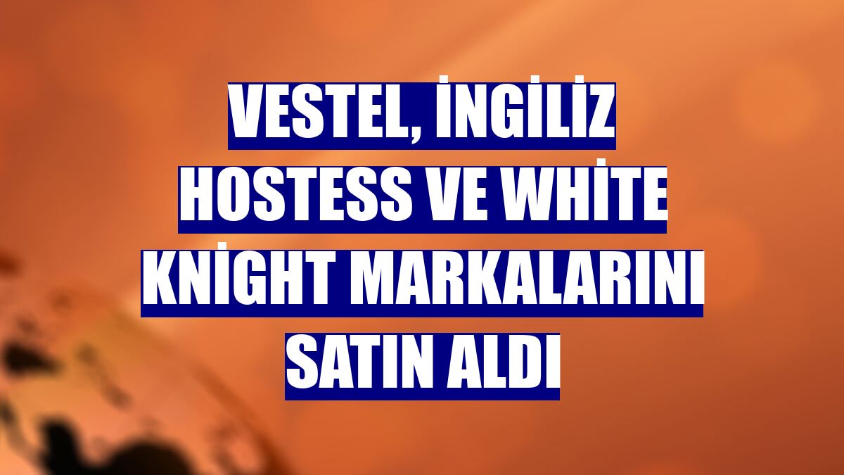 Vestel, İngiliz Hostess ve White Knight markalarını satın aldı