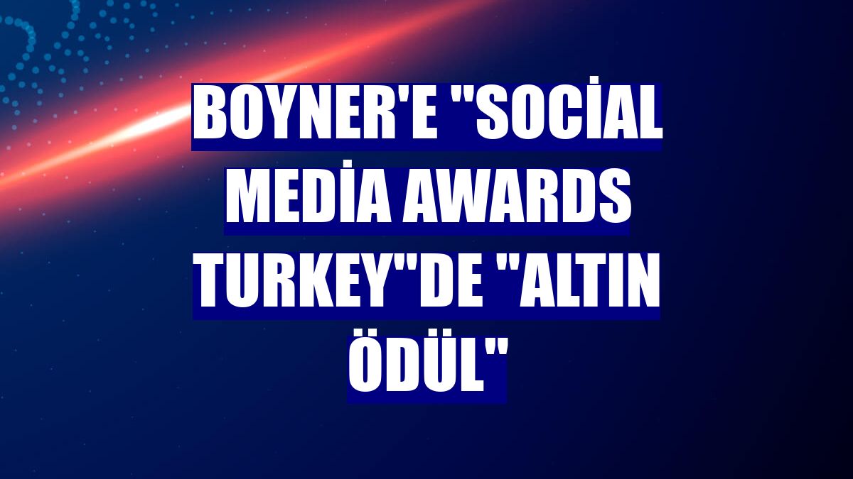 Boyner'e "Social Media Awards Turkey"de "Altın Ödül"