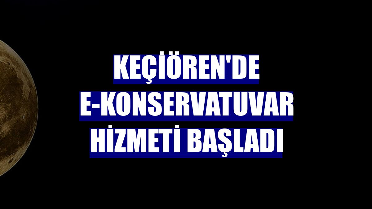 Keçiören'de e-konservatuvar hizmeti başladı