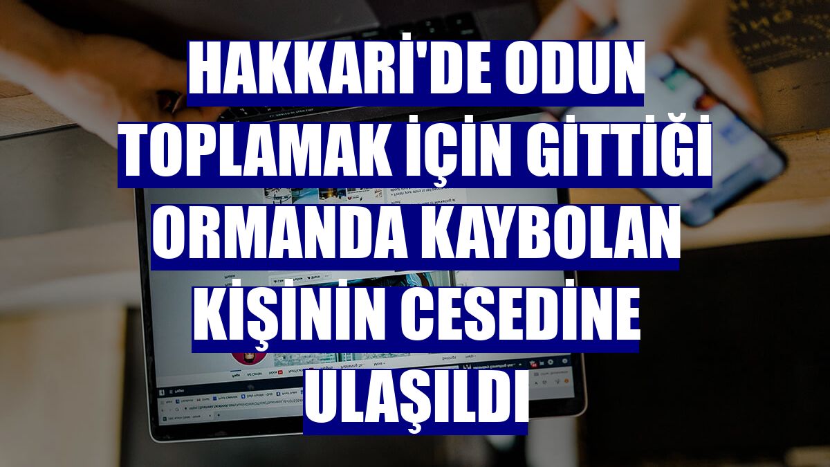 Hakkari'de odun toplamak için gittiği ormanda kaybolan kişinin cesedine ulaşıldı