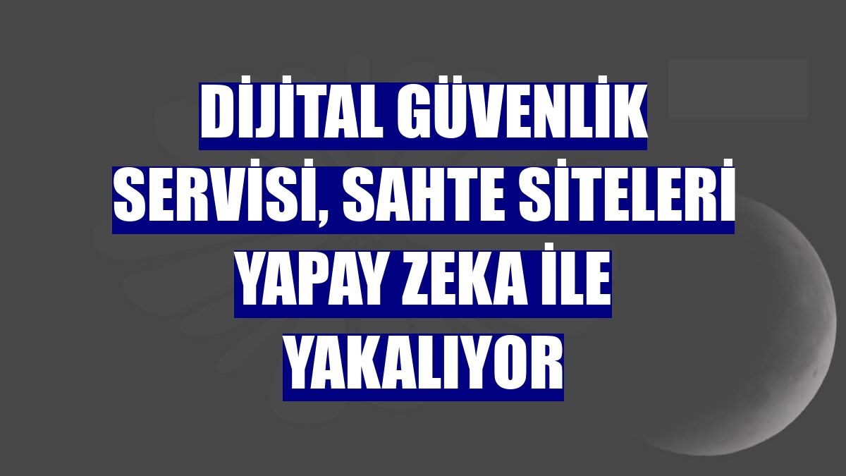 Dijital Güvenlik Servisi, sahte siteleri yapay zeka ile yakalıyor