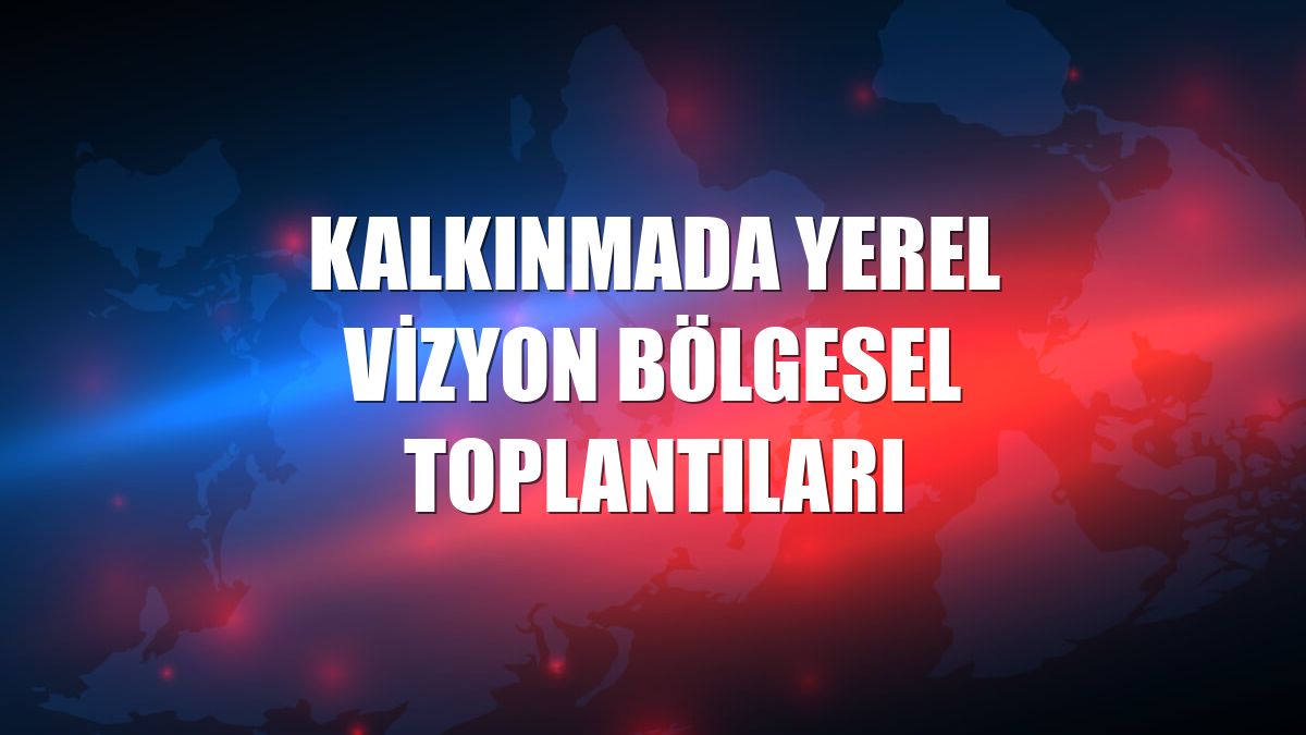 Kalkınmada Yerel Vizyon Bölgesel Toplantıları