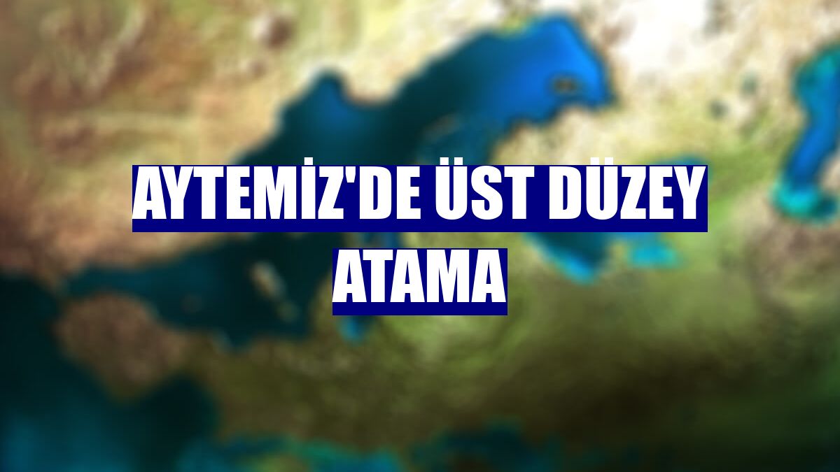 Aytemiz'de üst düzey atama