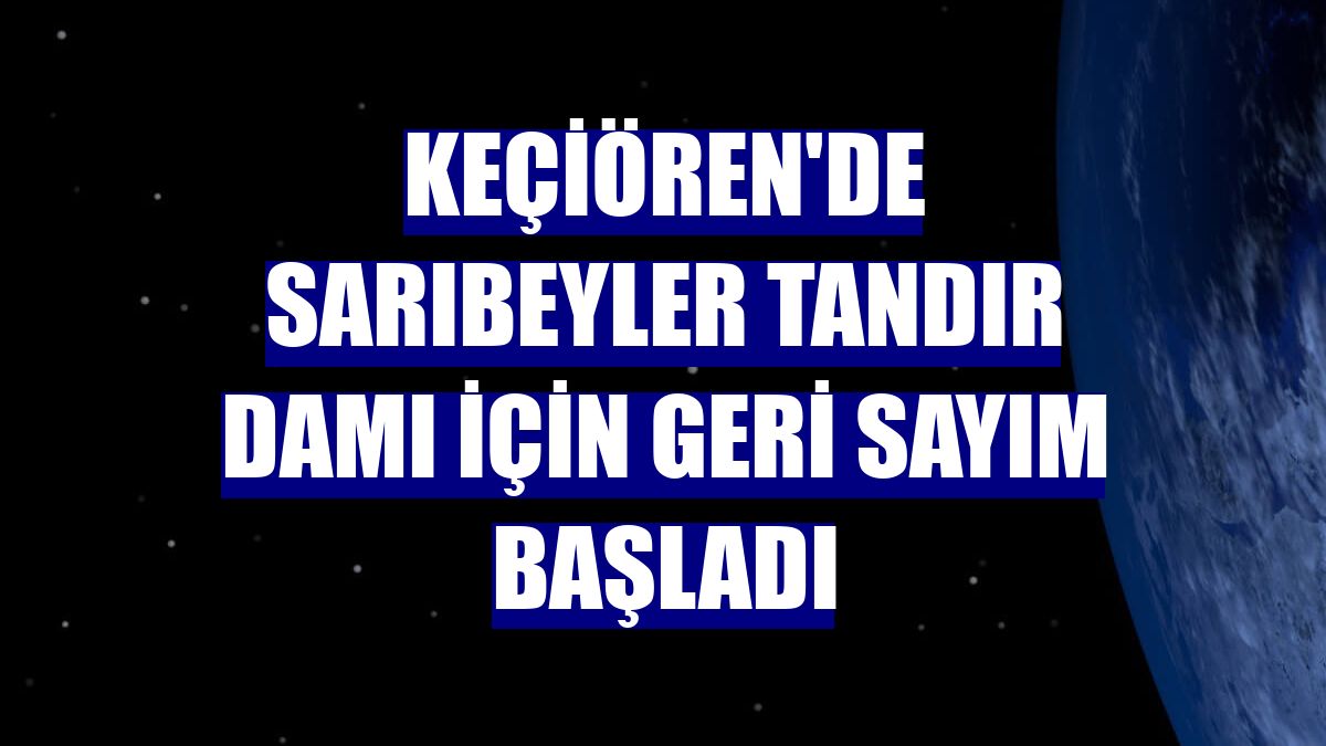 Keçiören'de Sarıbeyler tandır damı için geri sayım başladı