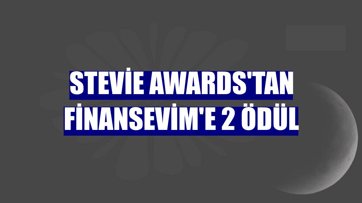 Stevie Awards'tan Finansevim'e 2 ödül