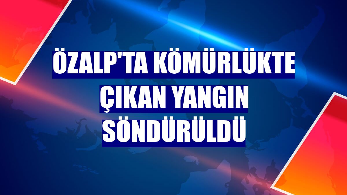 Özalp'ta kömürlükte çıkan yangın söndürüldü