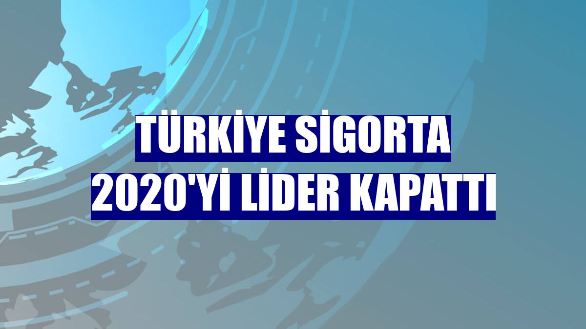 Türkiye Sigorta 2020'yi lider kapattı