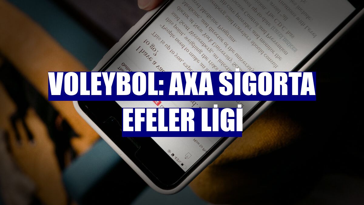 Voleybol: AXA Sigorta Efeler Ligi