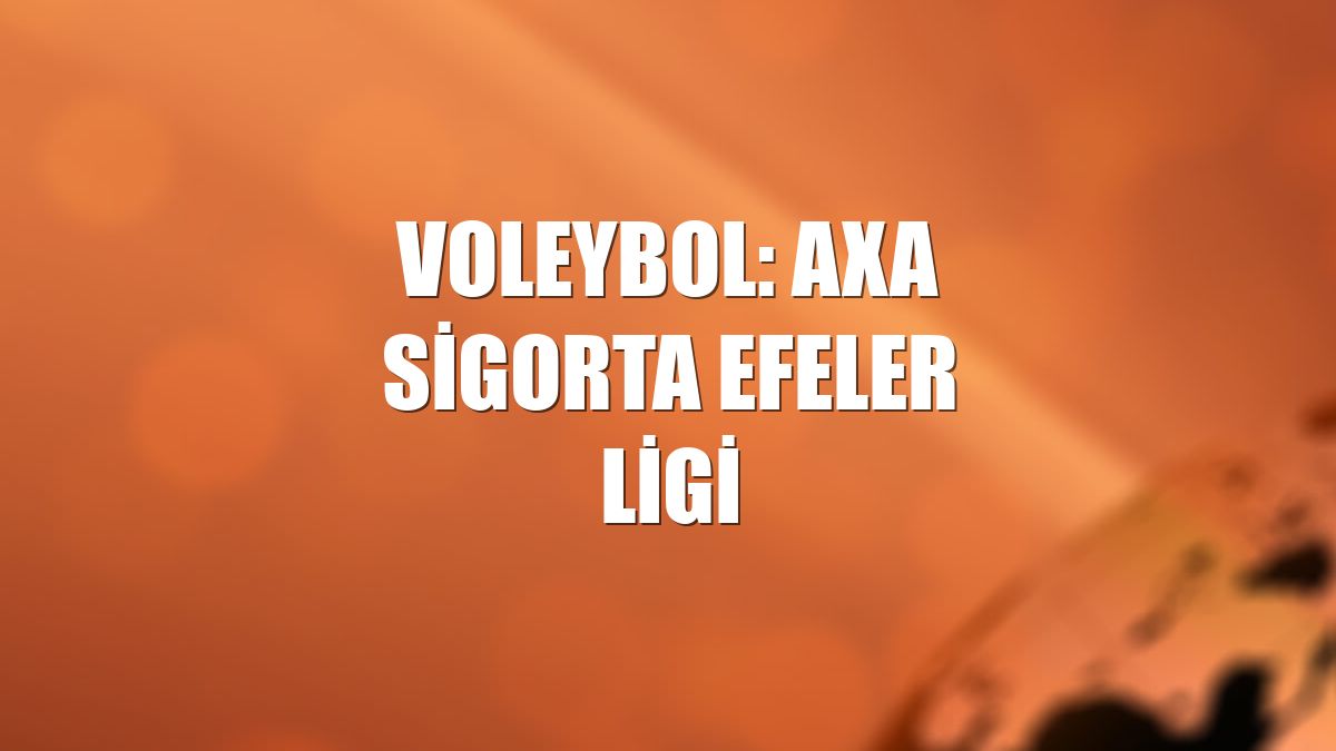 Voleybol: AXA Sigorta Efeler Ligi