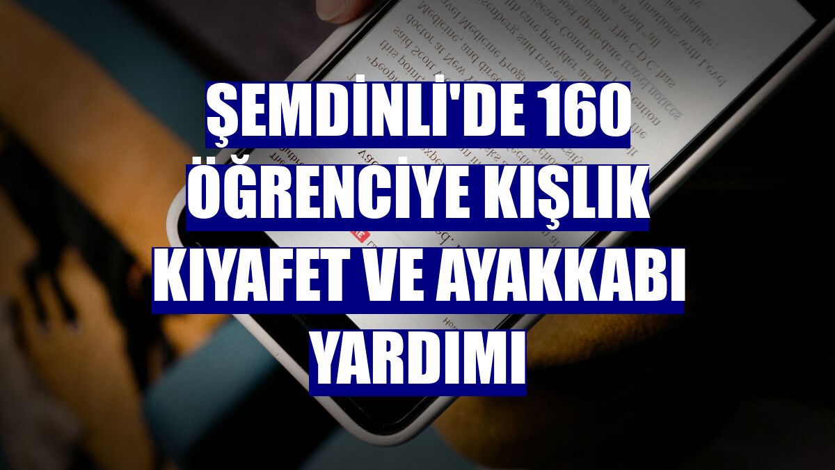 Şemdinli'de 160 öğrenciye kışlık kıyafet ve ayakkabı yardımı