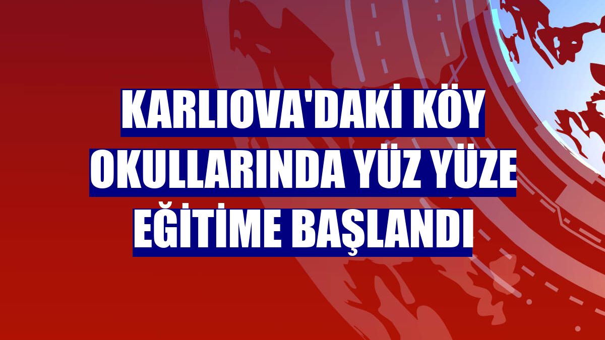 Karlıova'daki köy okullarında yüz yüze eğitime başlandı