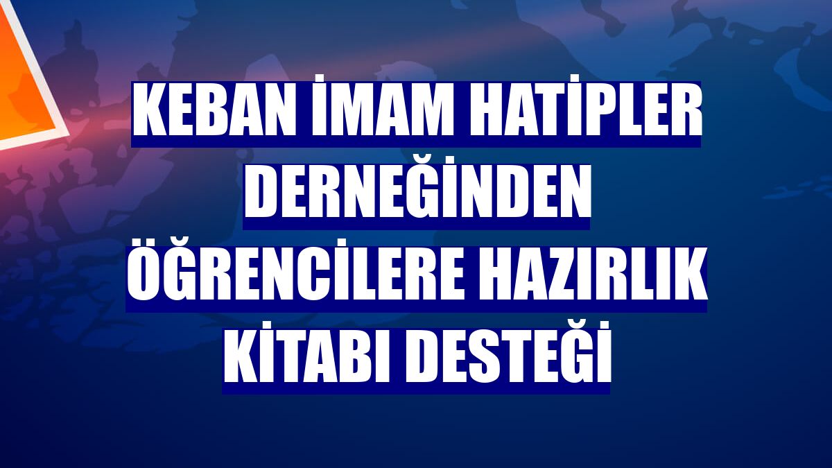 Keban İmam Hatipler Derneğinden öğrencilere hazırlık kitabı desteği