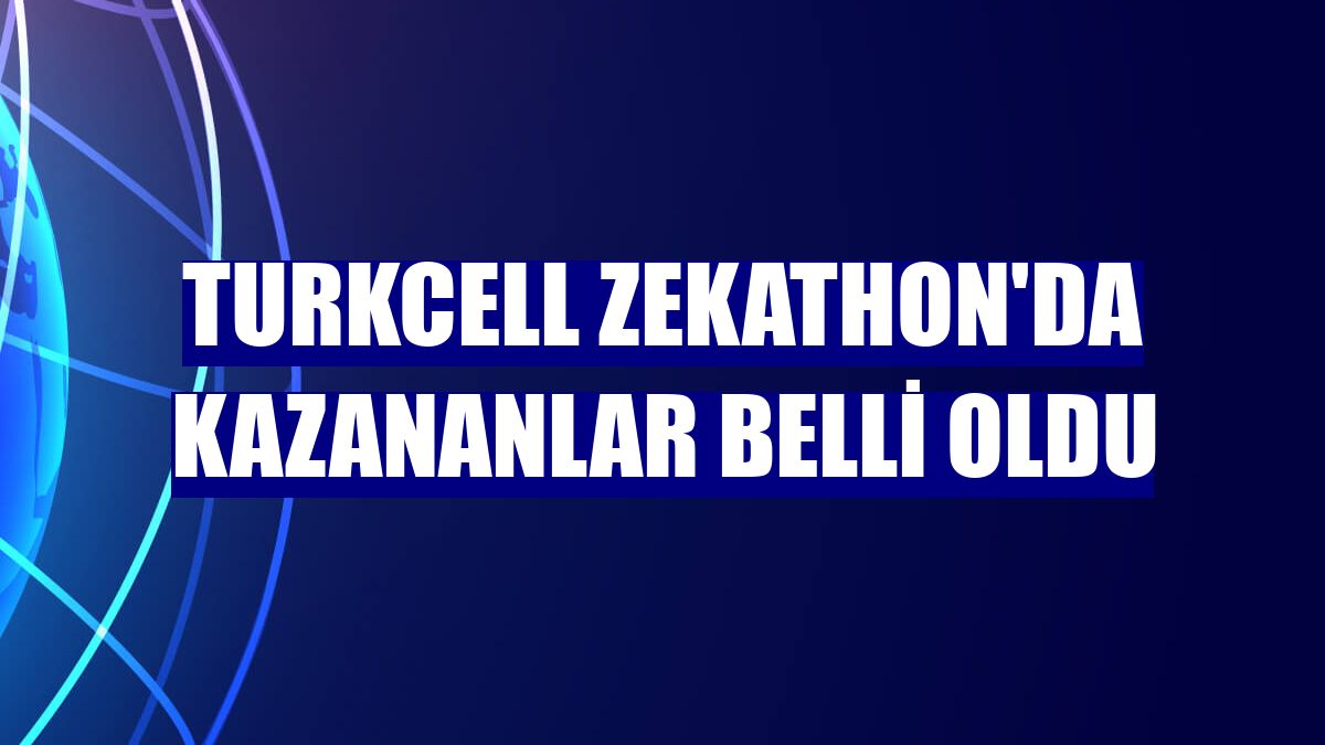 Turkcell Zekathon'da kazananlar belli oldu