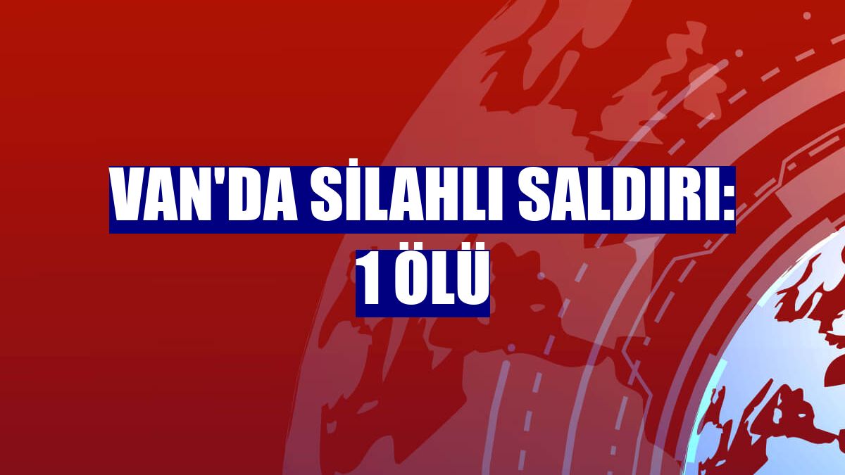Van'da silahlı saldırı: 1 ölü