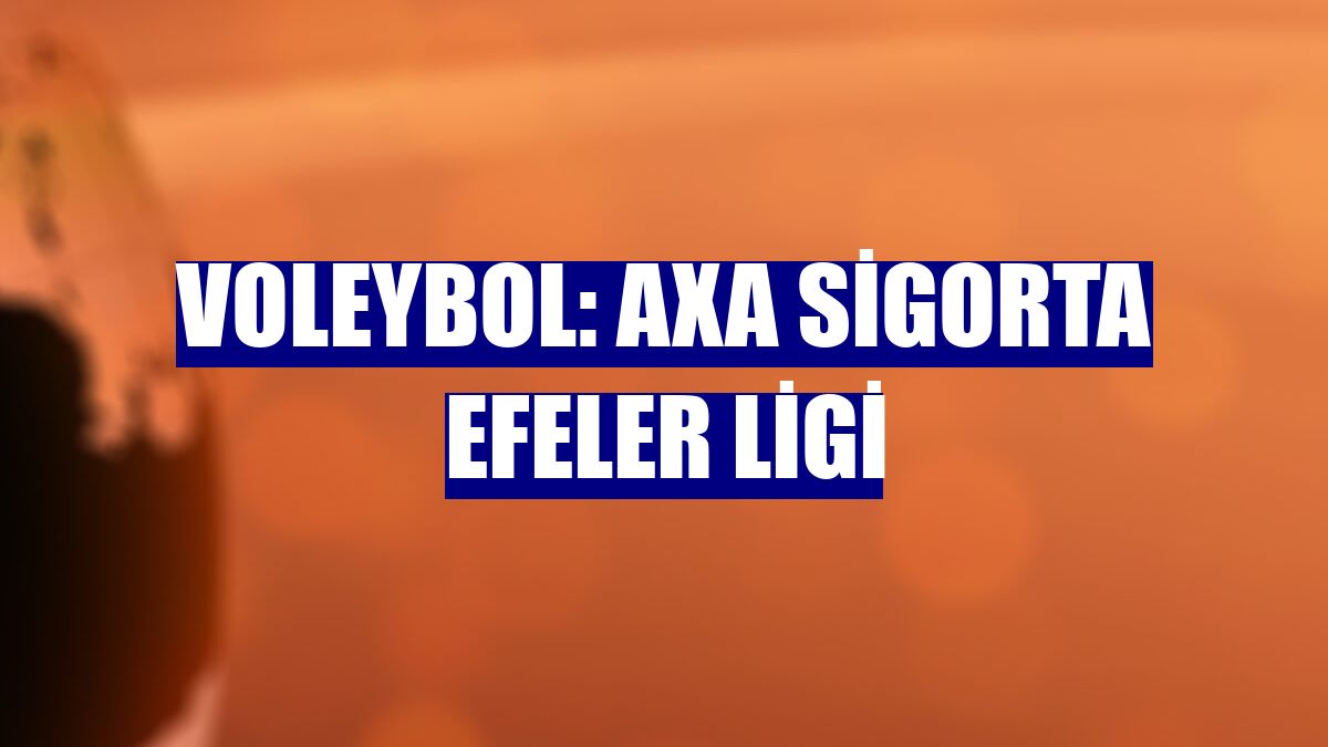 Voleybol: AXA Sigorta Efeler Ligi