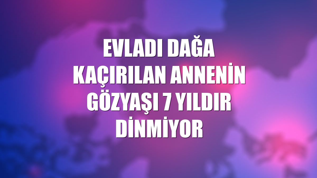 Evladı dağa kaçırılan annenin gözyaşı 7 yıldır dinmiyor
