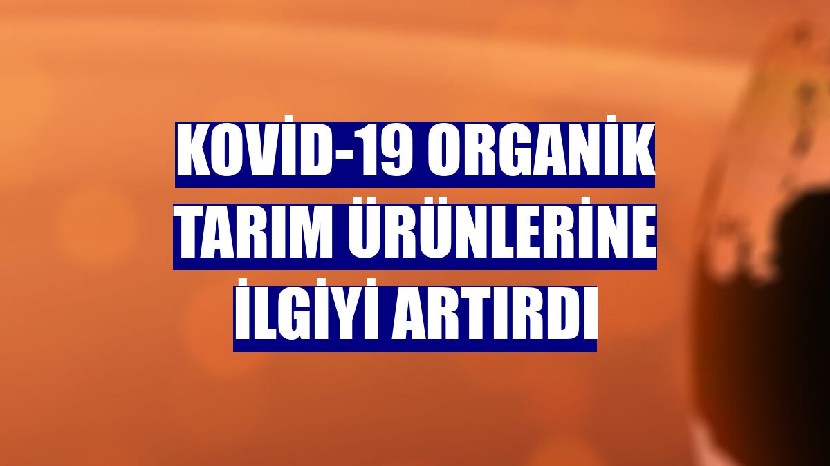 Kovid-19 organik tarım ürünlerine ilgiyi artırdı
